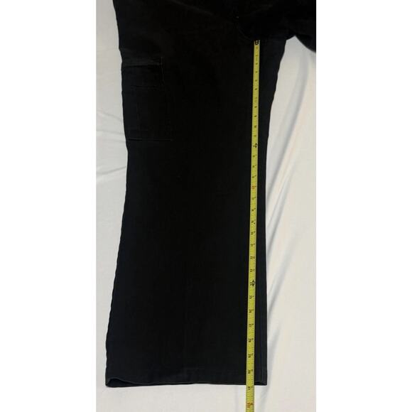 Dickies Mens Black Chino Work Pants Size 36UL Regular Fit-Cargo Zipper Pockets - Picture 14 of 14